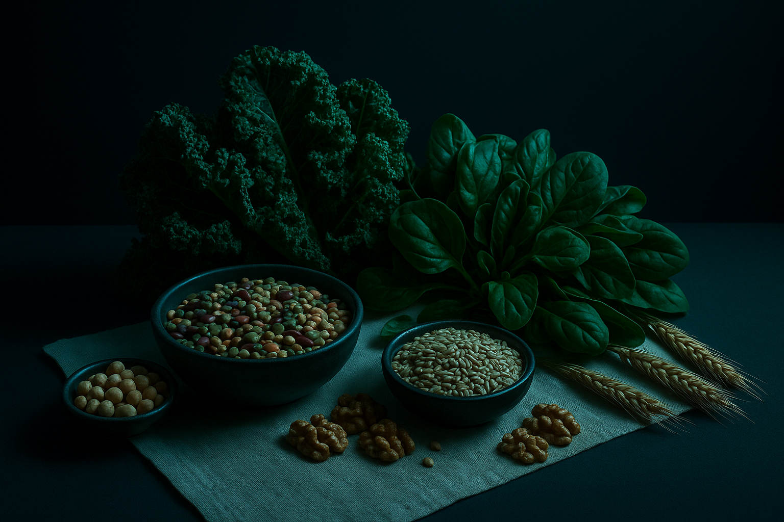Editorial illustration for: Vegetables Losing Nutrients Due to Climate Change, Meat Consumption