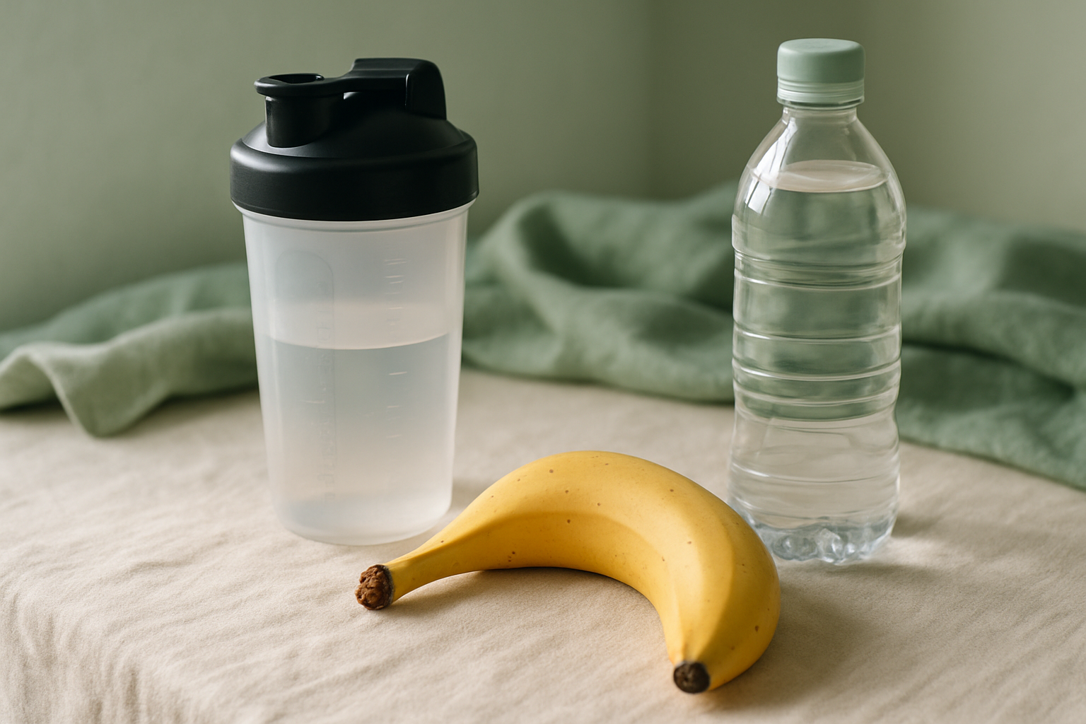 Editorial illustration for: What to Eat Before a Workout for Optimal Performance